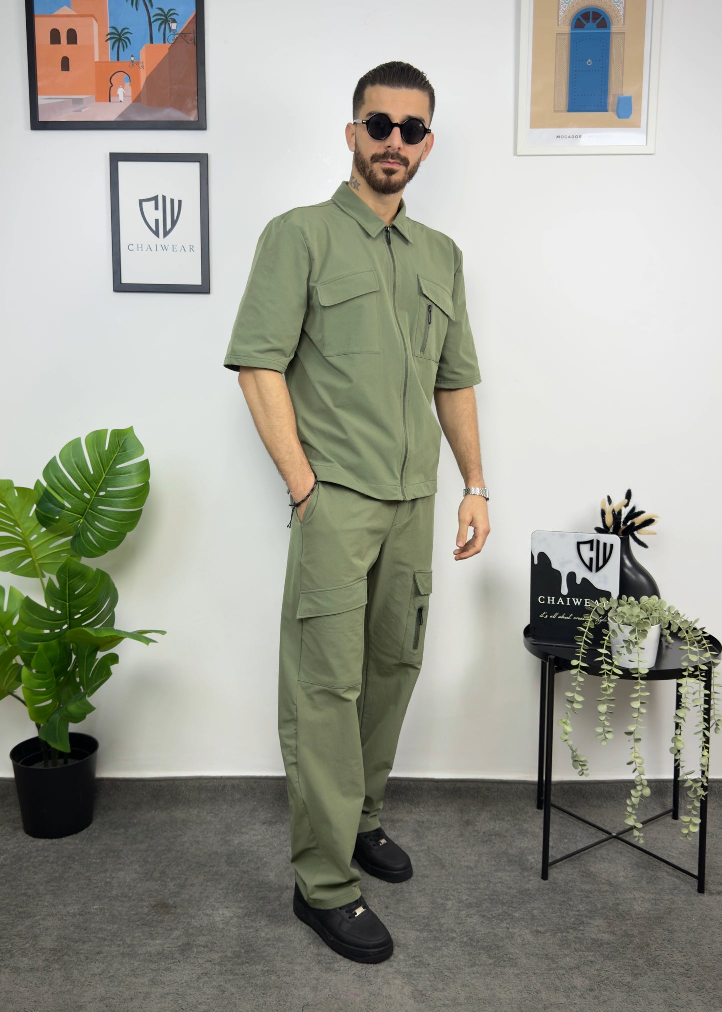 Pantalon et chemise Cargo en Nylon de haute qualité 240 GSM