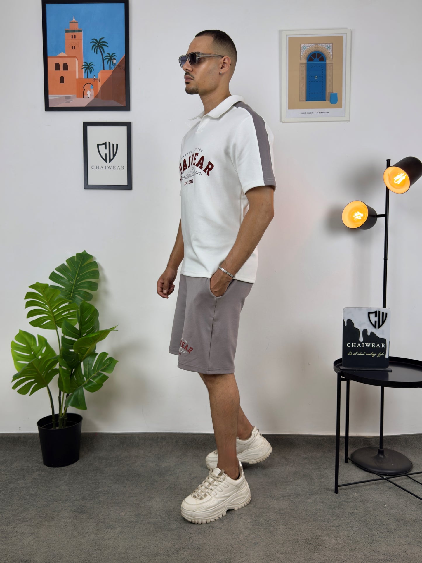 Short et Polo Chaiwear Edition limitée en coton lourd 320 GSM