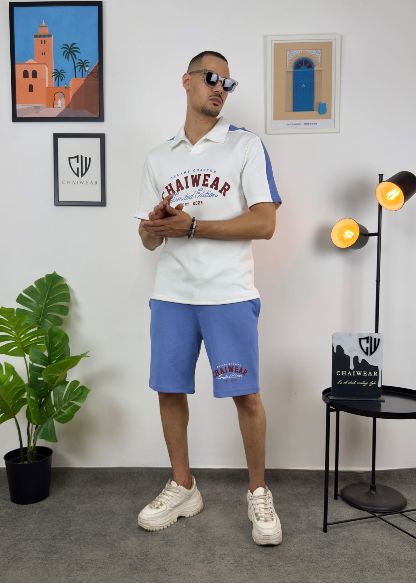 Short et Polo Chaiwear Edition limitée en coton lourd 320 GSM