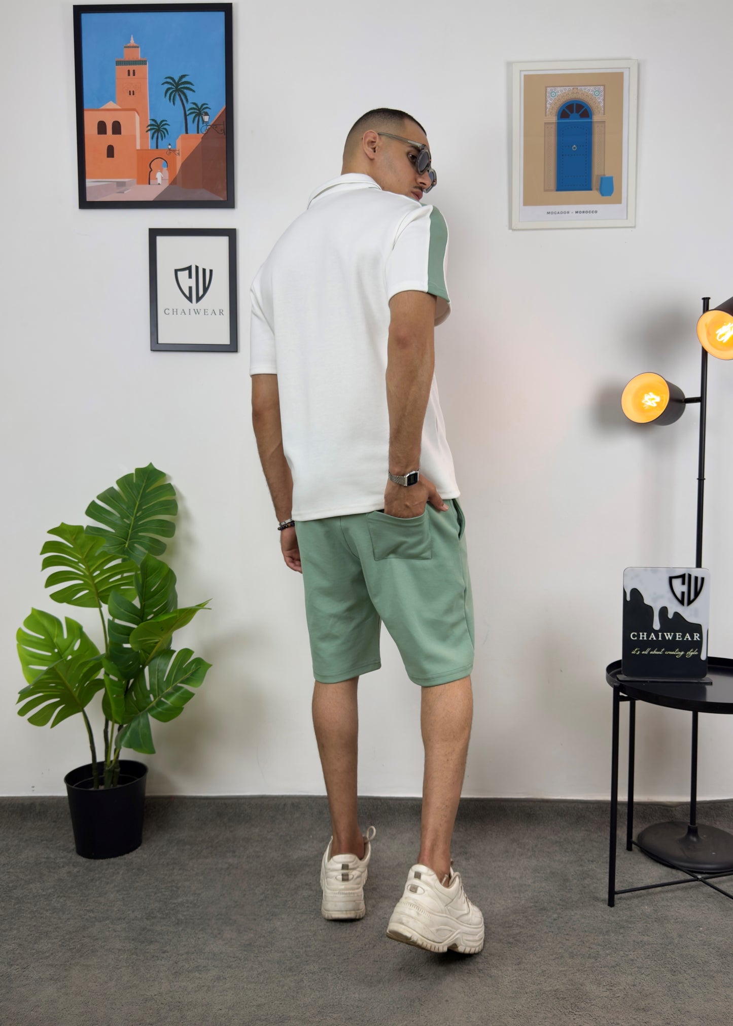 Short et Polo Chaiwear Edition limitée en coton lourd 320 GSM