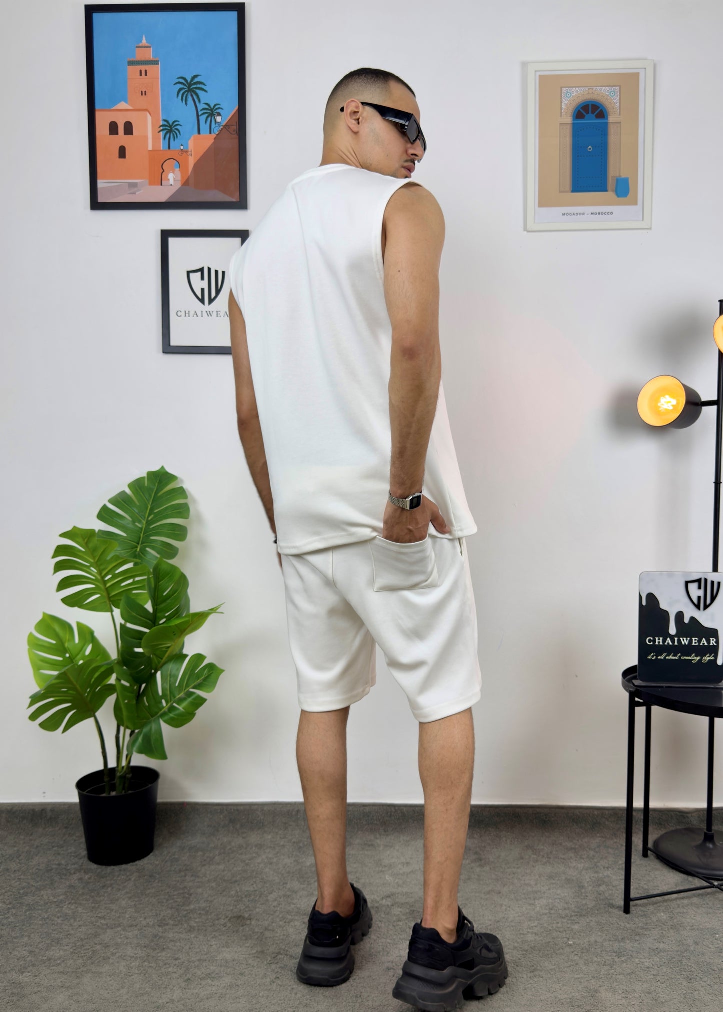 Short et Débardeur Dreams Chasers Edition limitée en coton lourd 320 GSM