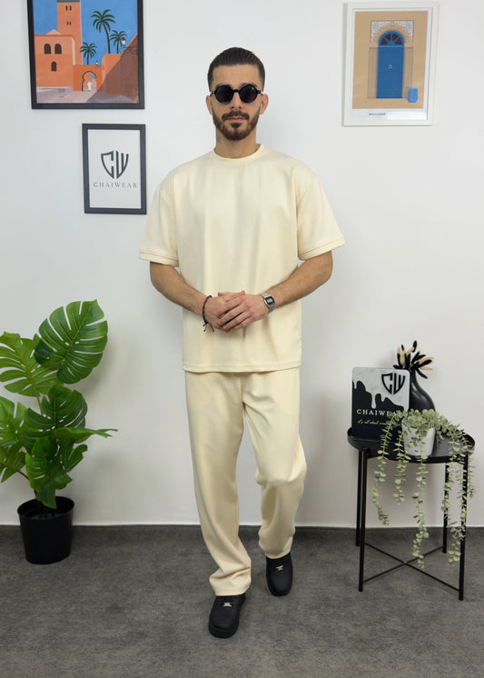 Pantalon et T-shirt Oversize en coton lourd 320 GSM Simple