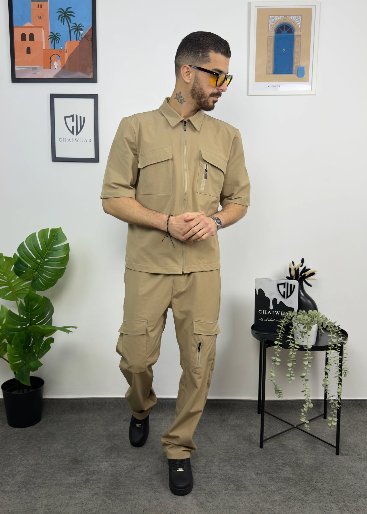 Pantalon et chemise Cargo en Nylon de haute qualité 240 GSM