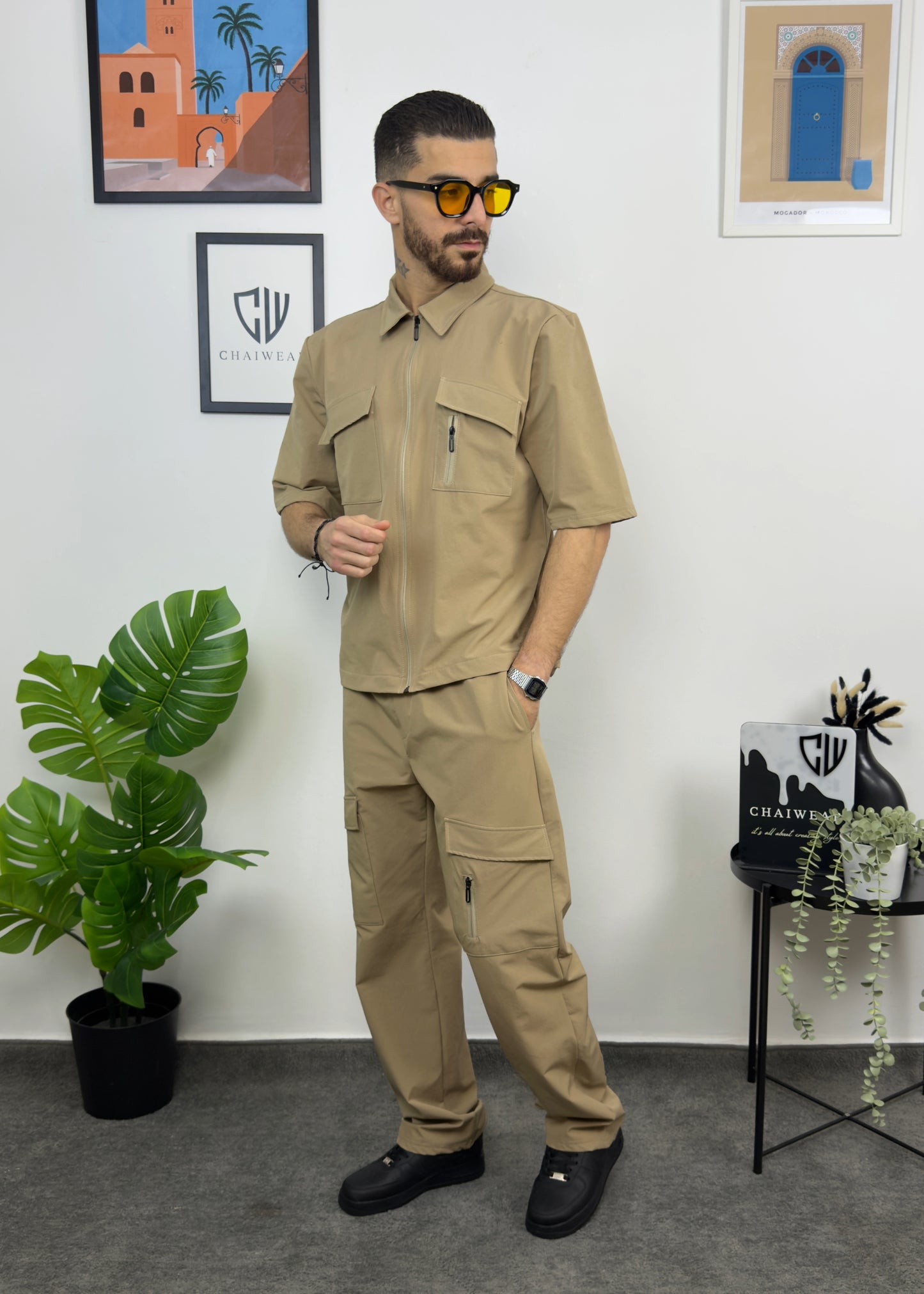 Pantalon et chemise Cargo en Nylon de haute qualité 240 GSM