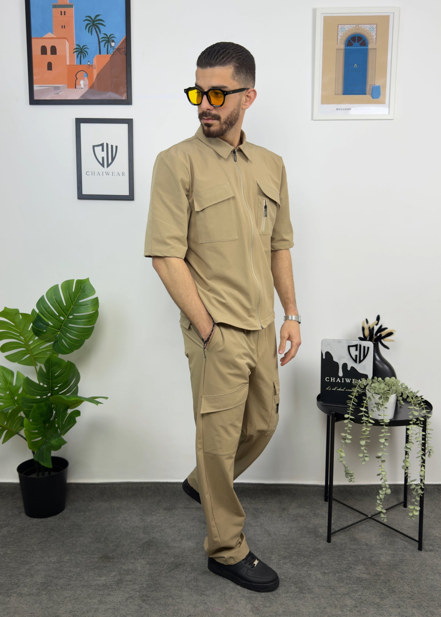 Pantalon et chemise Cargo en Nylon de haute qualité 240 GSM