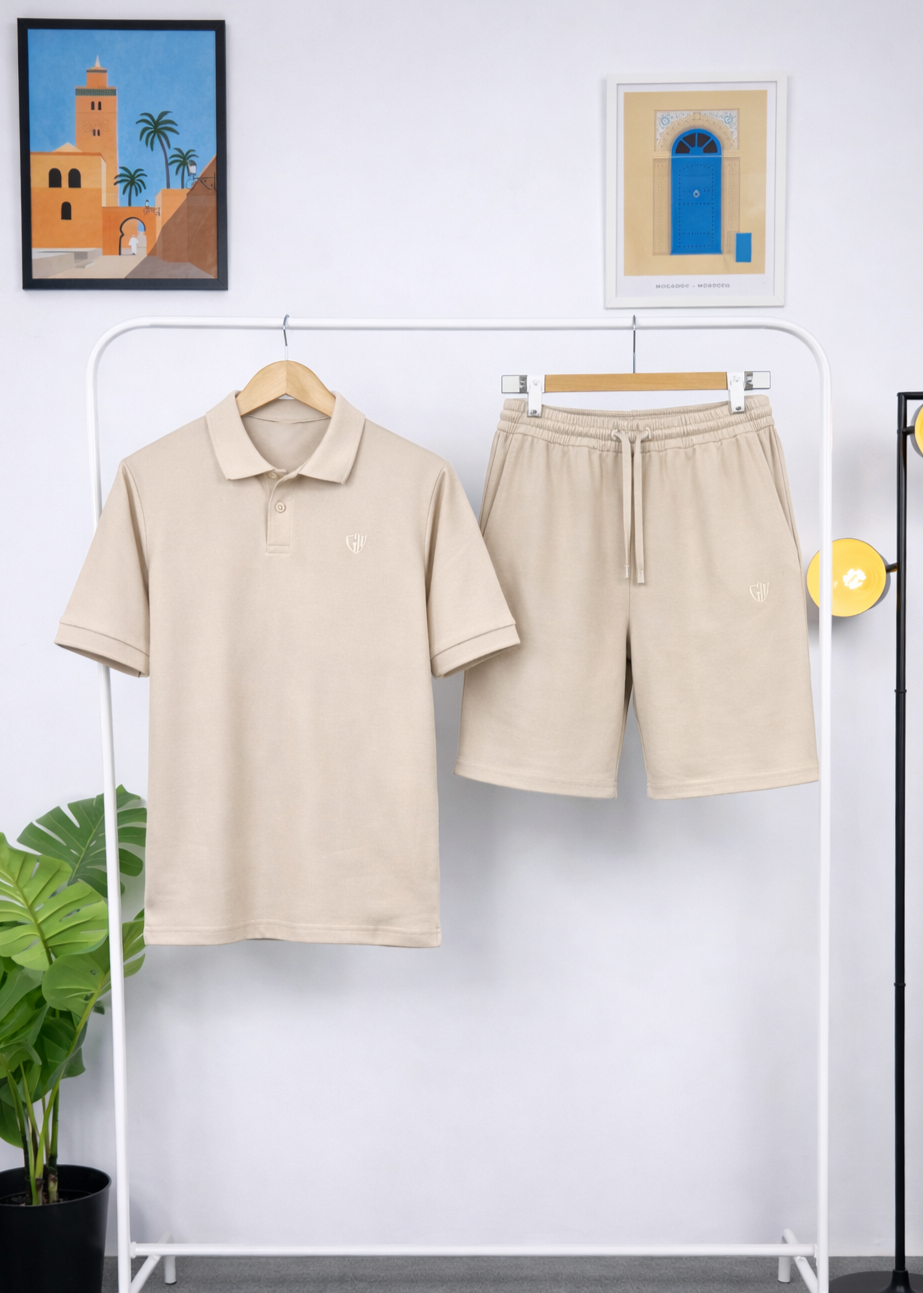 Short et Polo Chaiwear Edition limitée en coton lourd 320 GSM