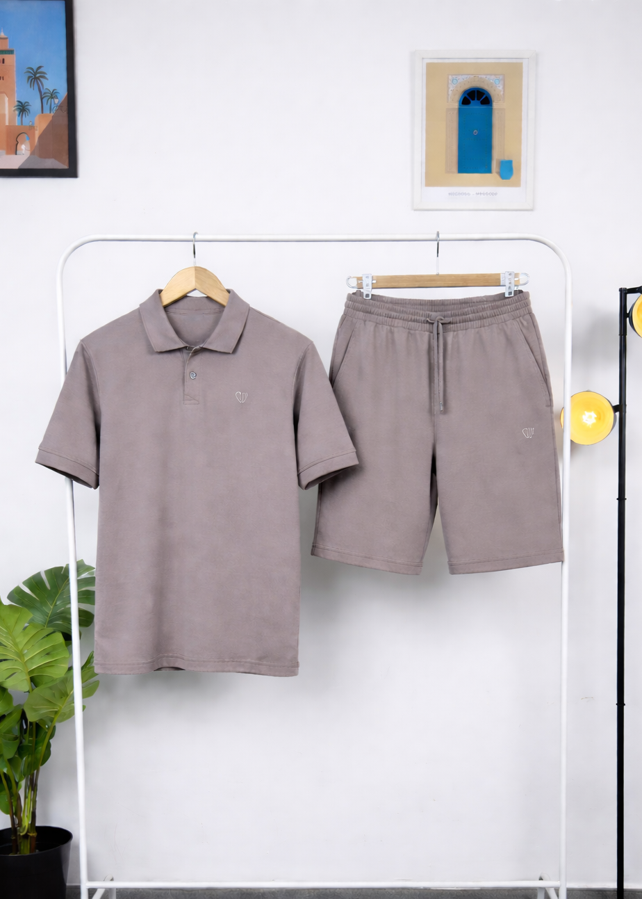 Short et Polo Chaiwear Edition limitée en coton lourd 320 GSM