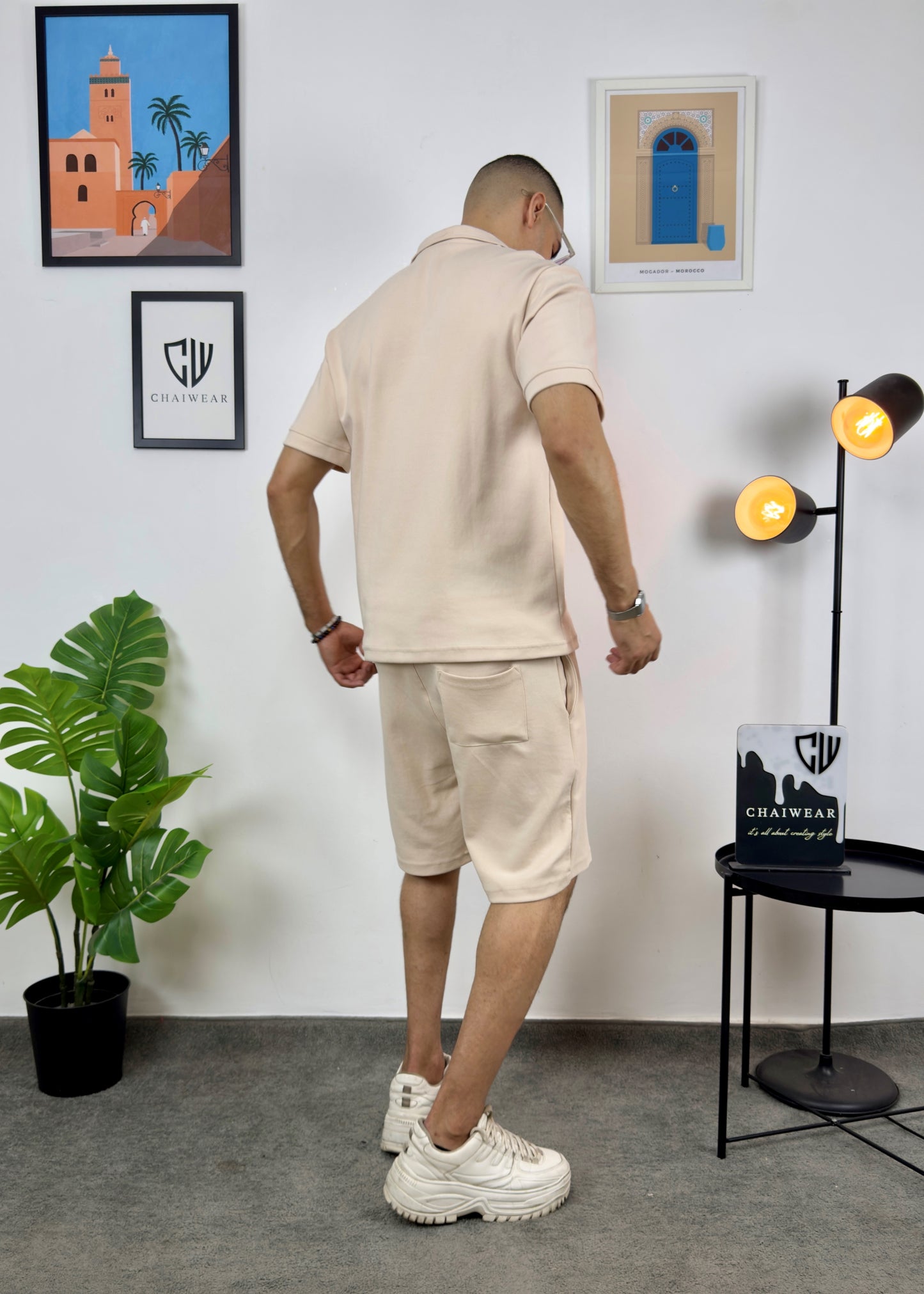 Short et Polo Chaiwear Edition limitée en coton lourd 320 GSM