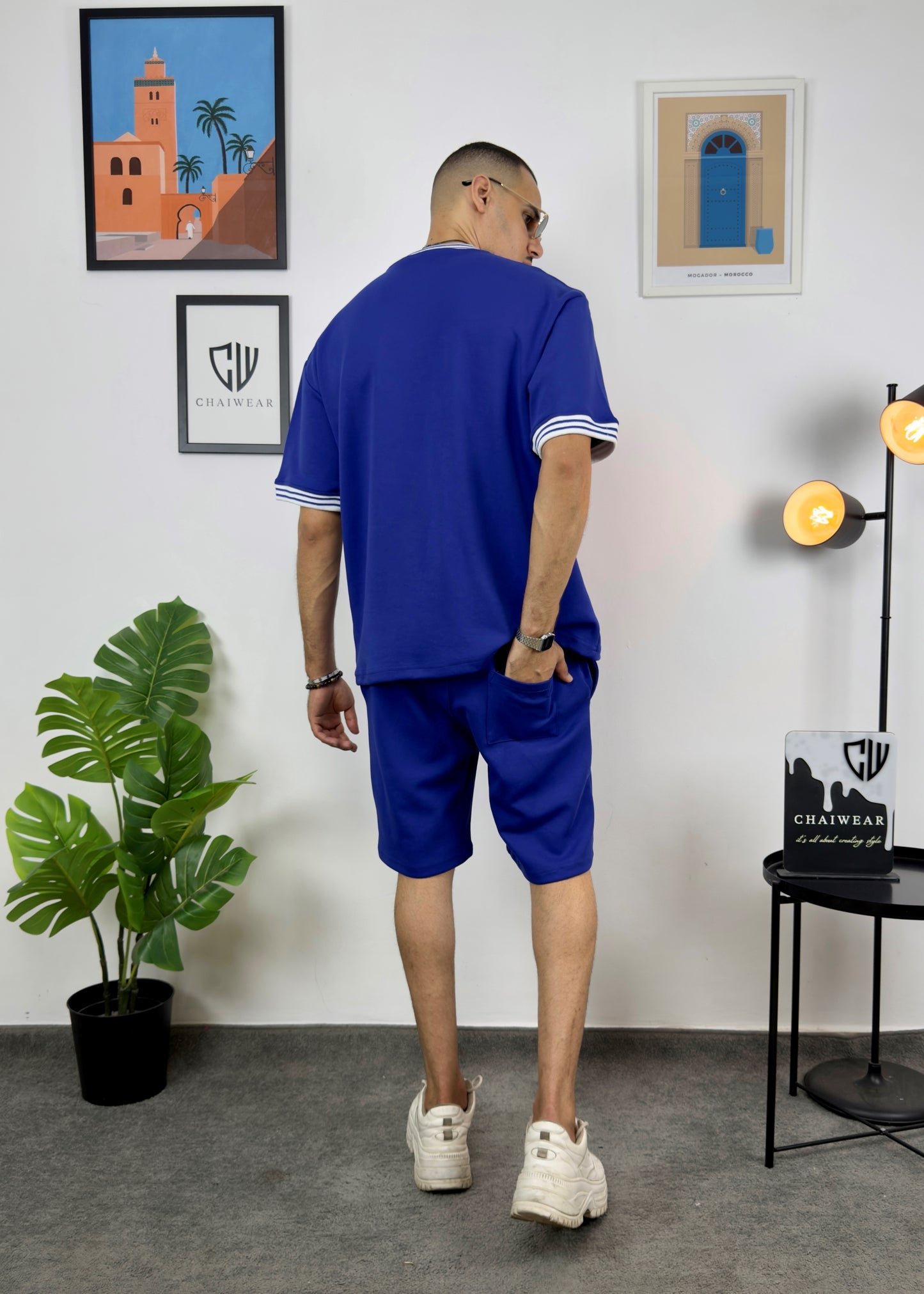 Short et T-shirt Dreams Chasers en coton lourd 320 GSM