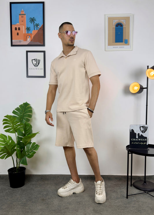 Short et Polo Chaiwear Edition limitée en coton lourd 320 GSM