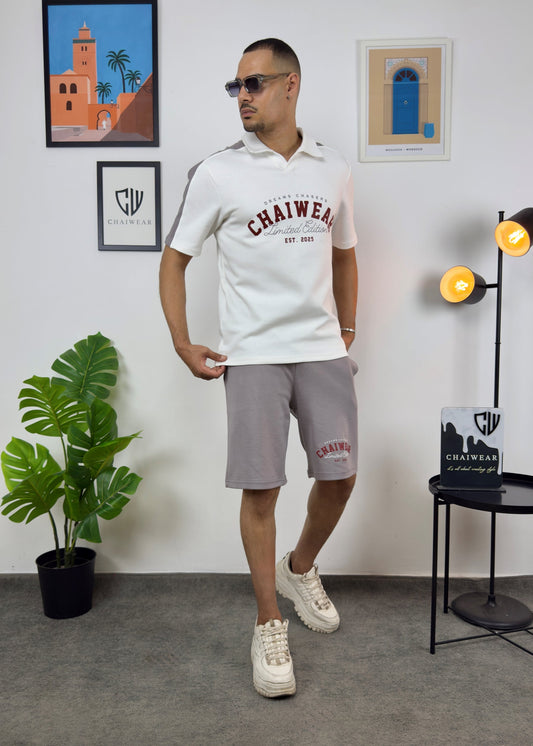 Short et Polo Chaiwear Edition limitée en coton lourd 320 GSM
